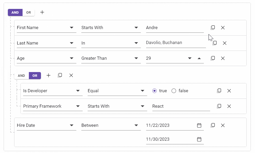 Clone support in Query Builder