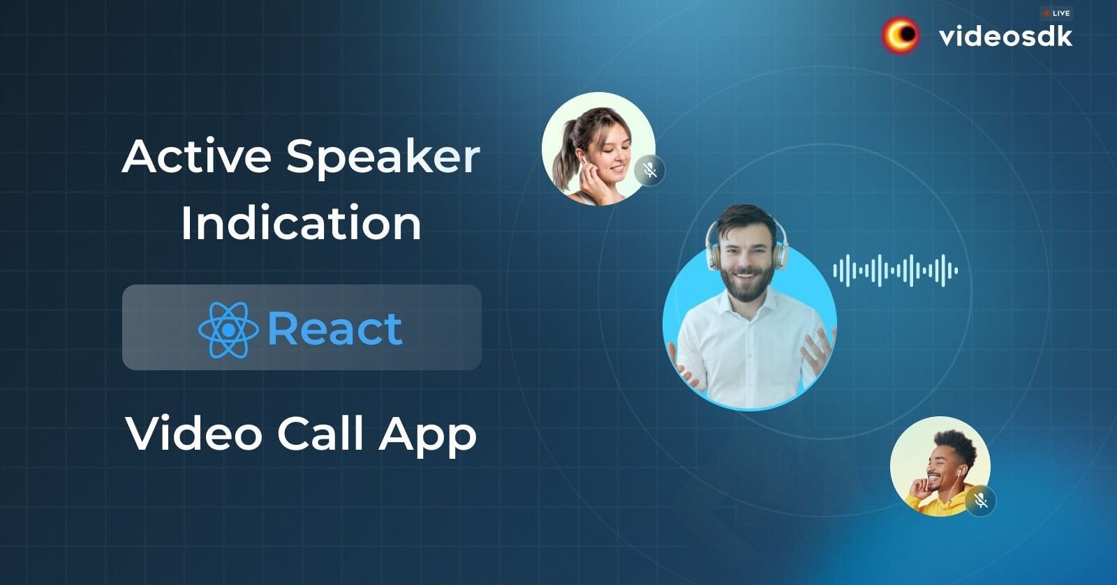 How to Implement Active Speaker Indication in React JS Video Call App?