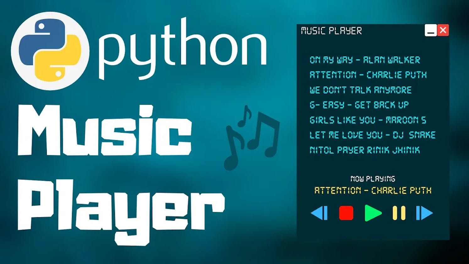 Music Player GUI with Python