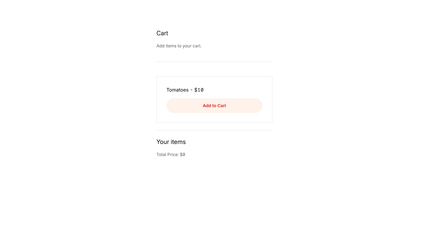How to add items to your cart with Tailwind CSS and Alpinejs