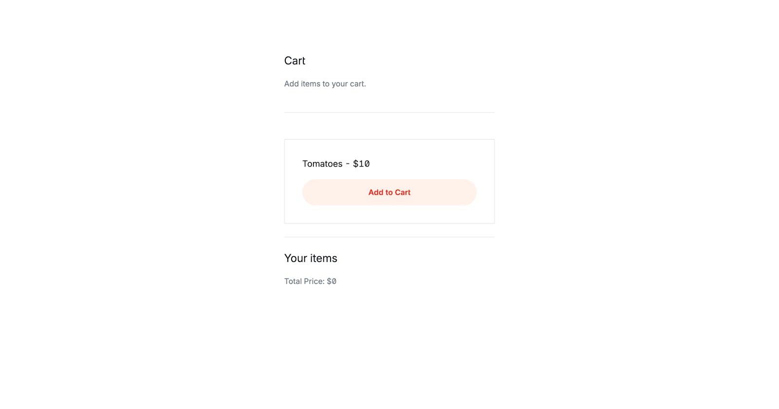 How to add items to your cart with Tailwind CSS and Alpinejs