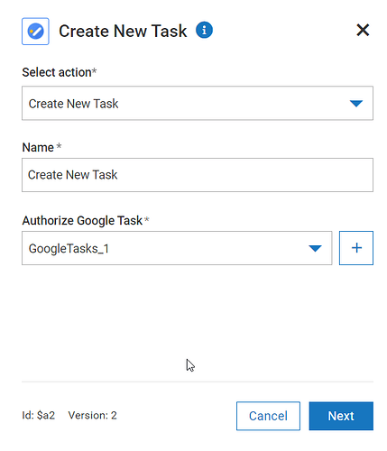 Google Tasks connector