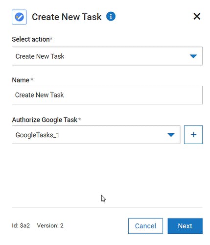 Google Tasks connector