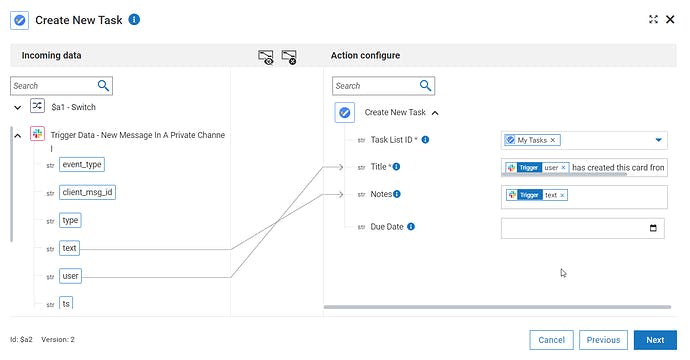 Google Tasks connector configuration