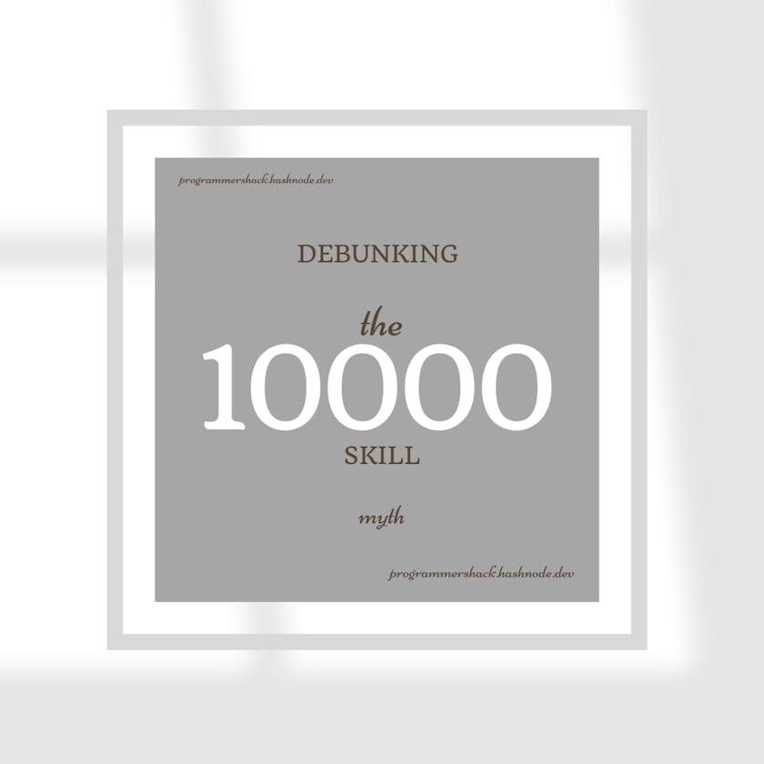 Course Title: Debunking the 10,000-Hour Skill Myth