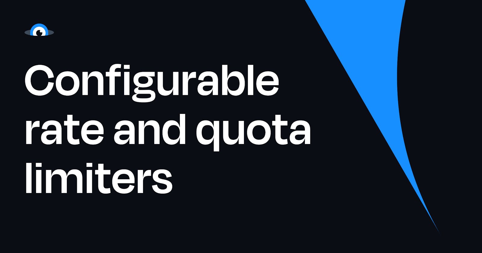 Configurable rate and quota limiters