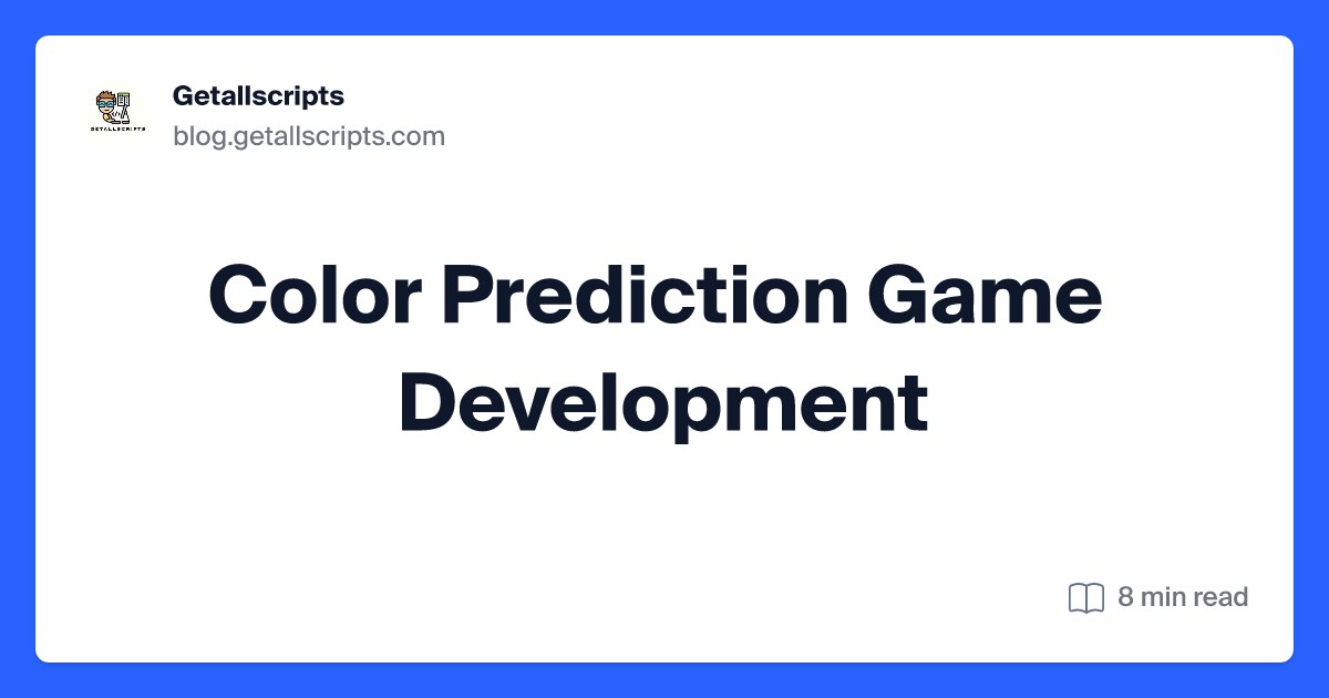 Color Prediction Game Development