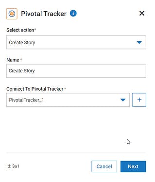 Pivotal Tracker action