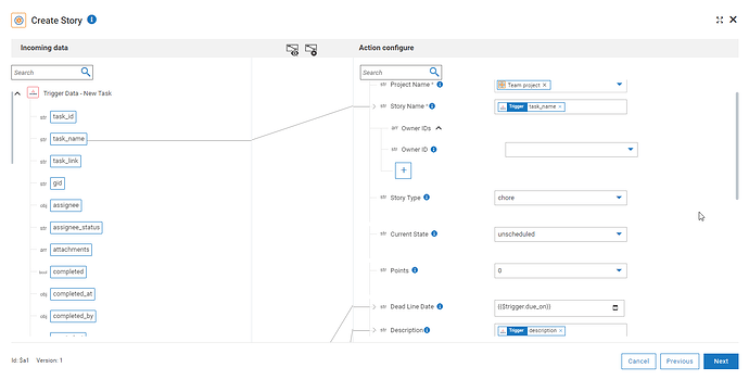 Pivotal Tracker connector configuration