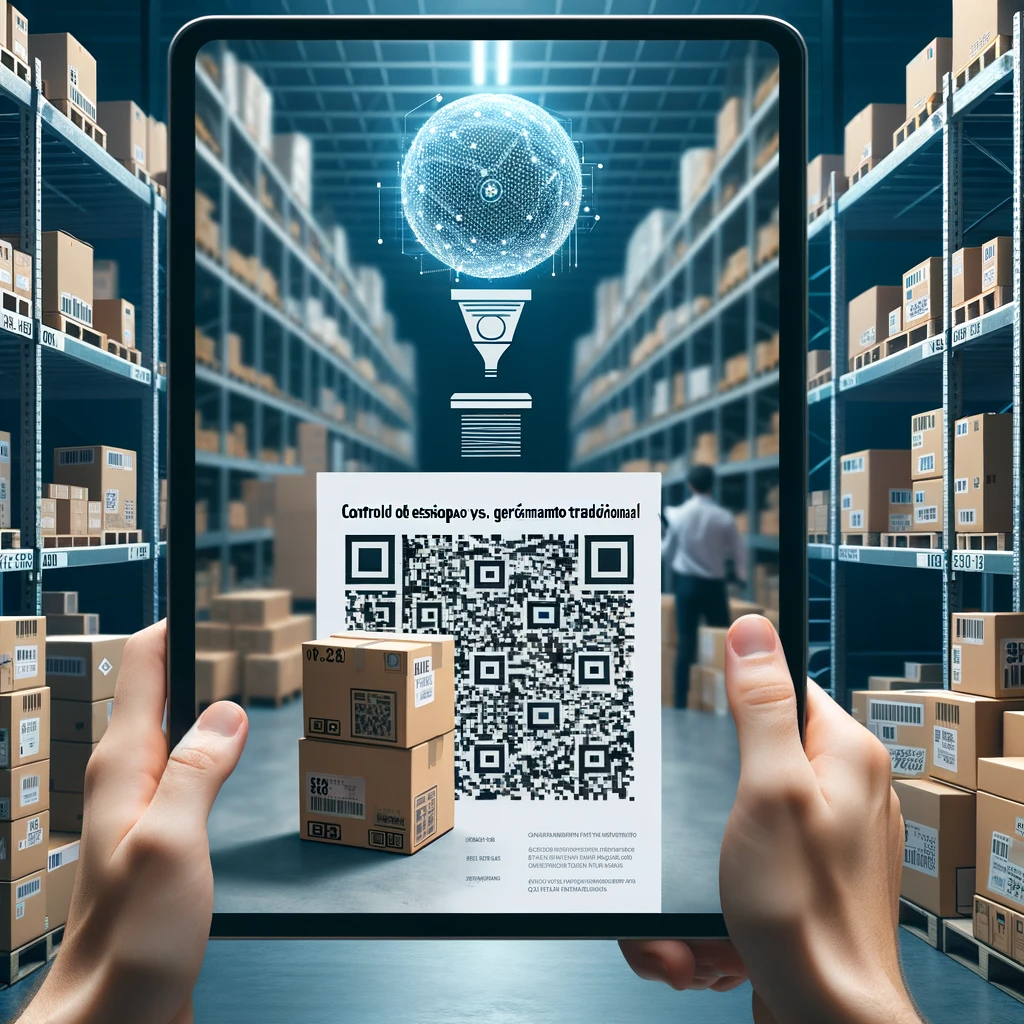 Controle de estoque por QR code versus gerenciamento de estoque tradicional