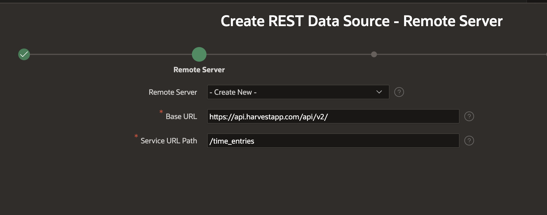 Create APEX REST Source 2