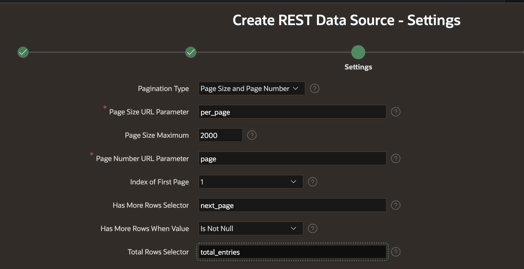 Create APEX REST Source 3