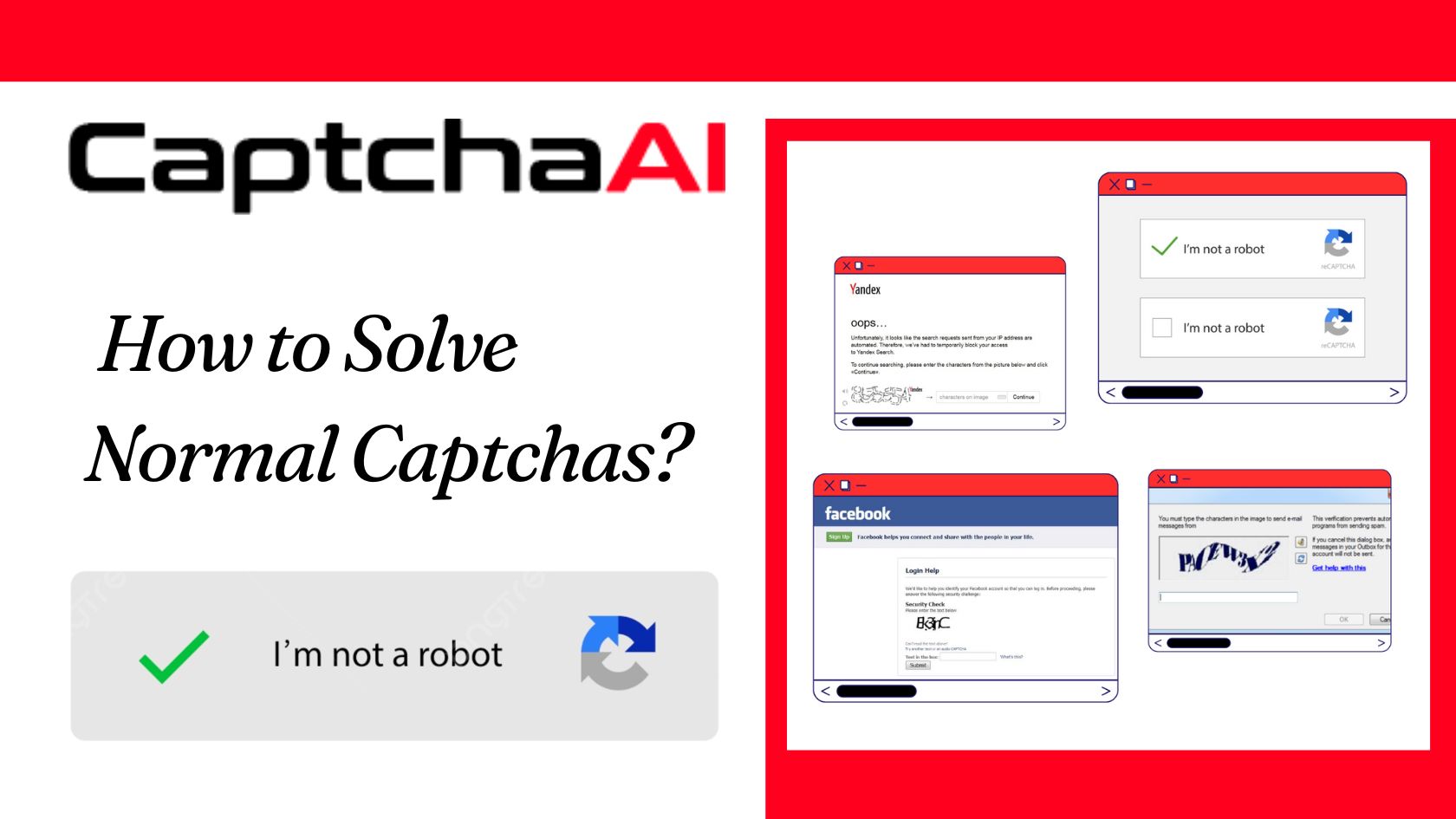 Guide for How to Solve Normal Captchas