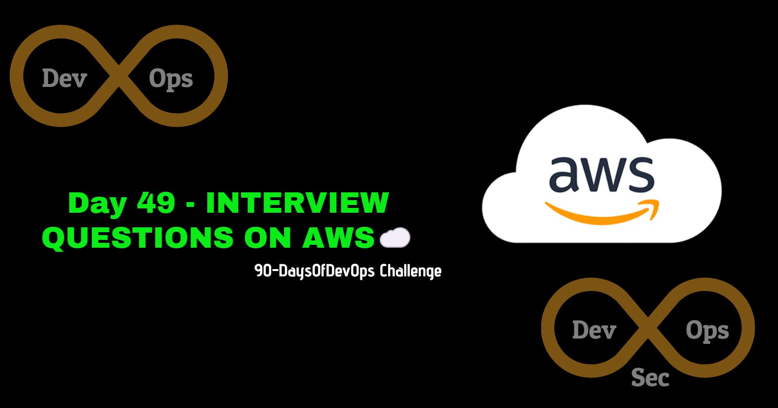 Day 49 - INTERVIEW QUESTIONS ON AWS☁️