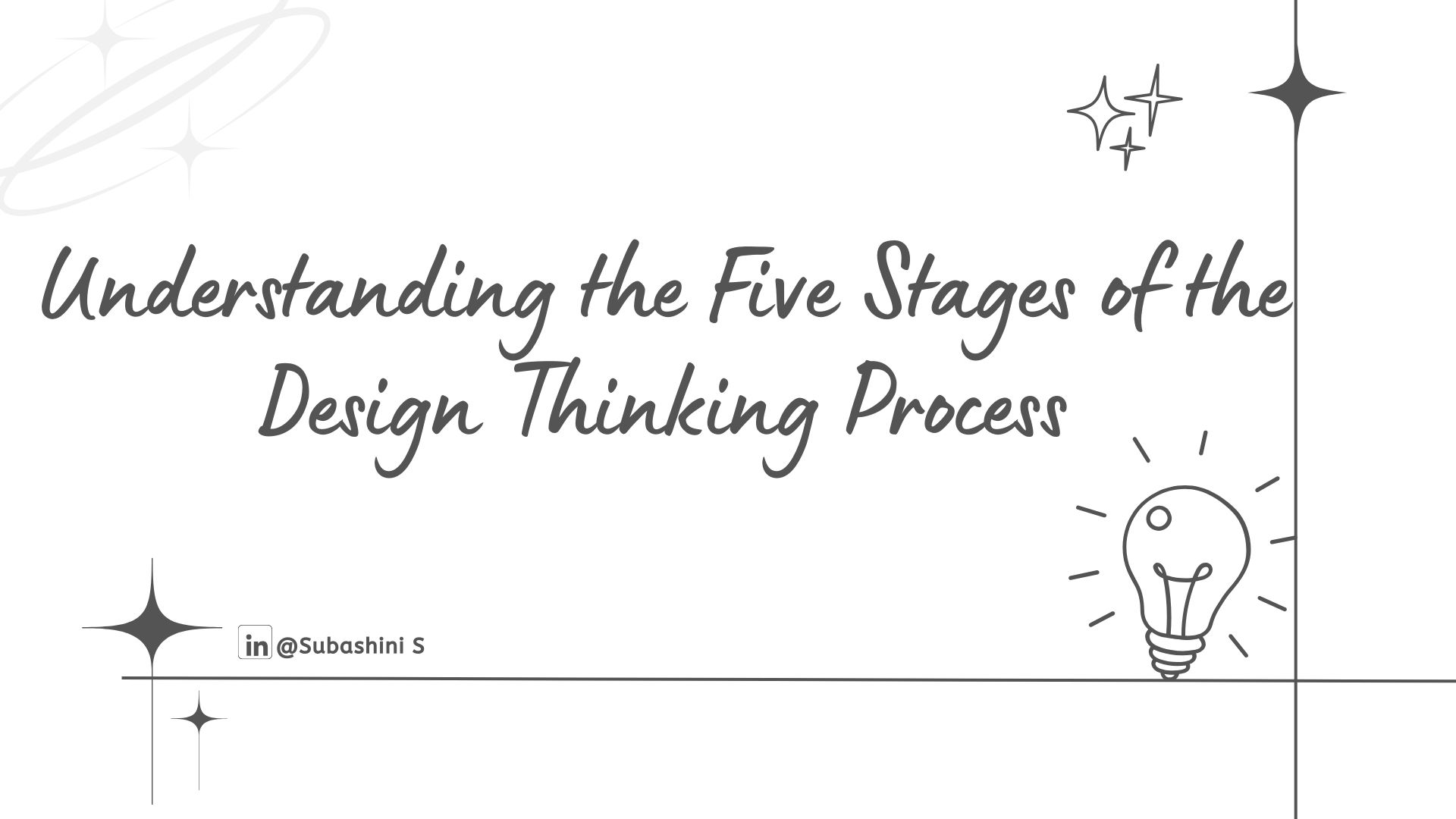 Understanding the Five Stages of the Design Thinking Process