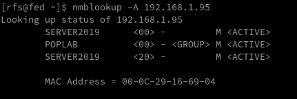 nmblookup