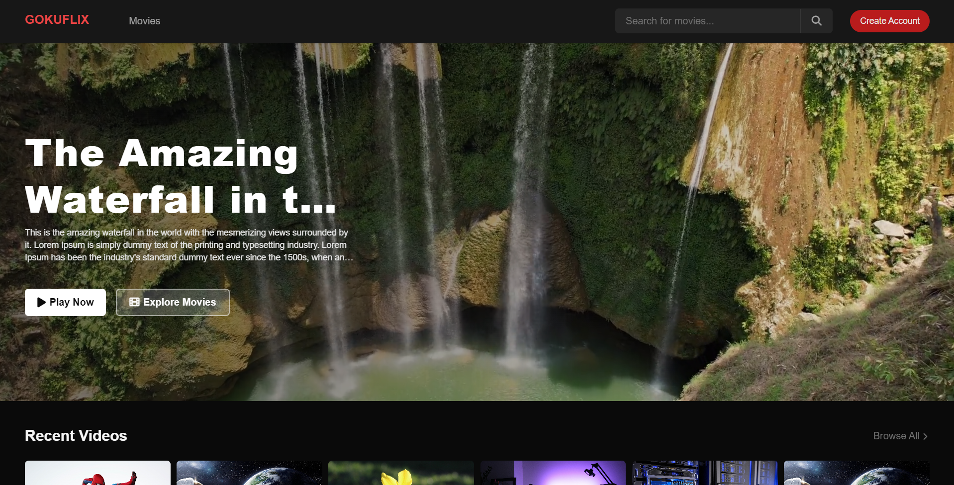 Gokuflix Movie Player