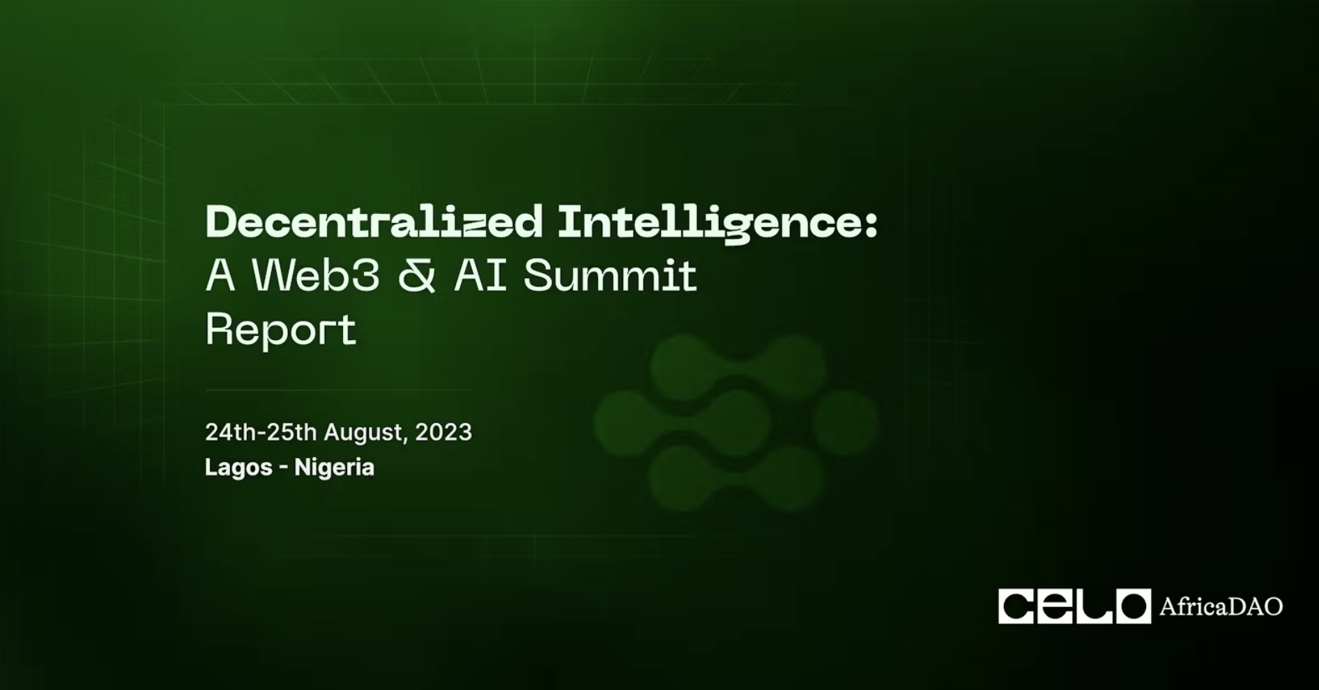 Decentralized Intelligence: A Web3 & AI Summit Report