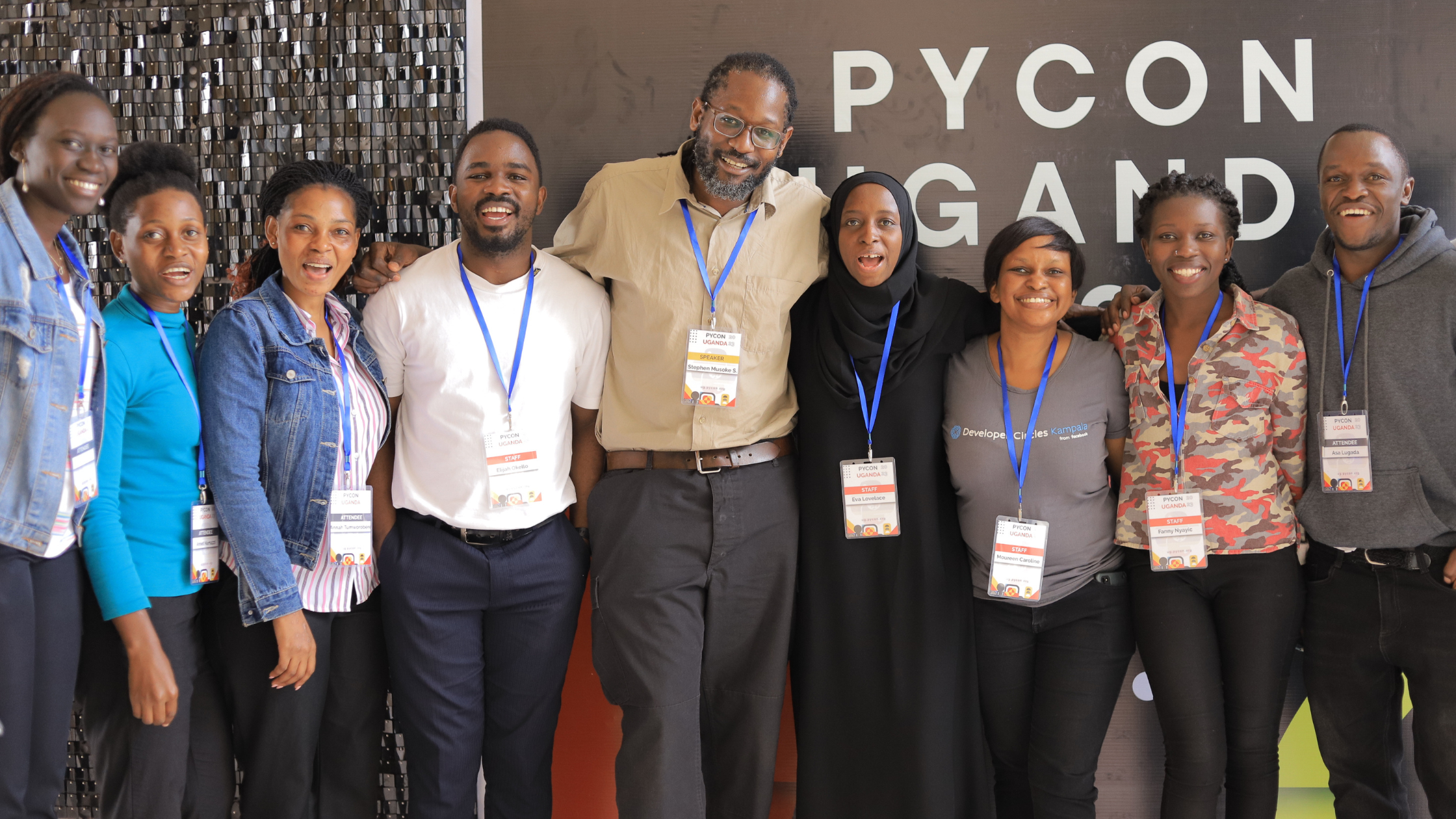 some of the pycon uganda 2023 organizing team