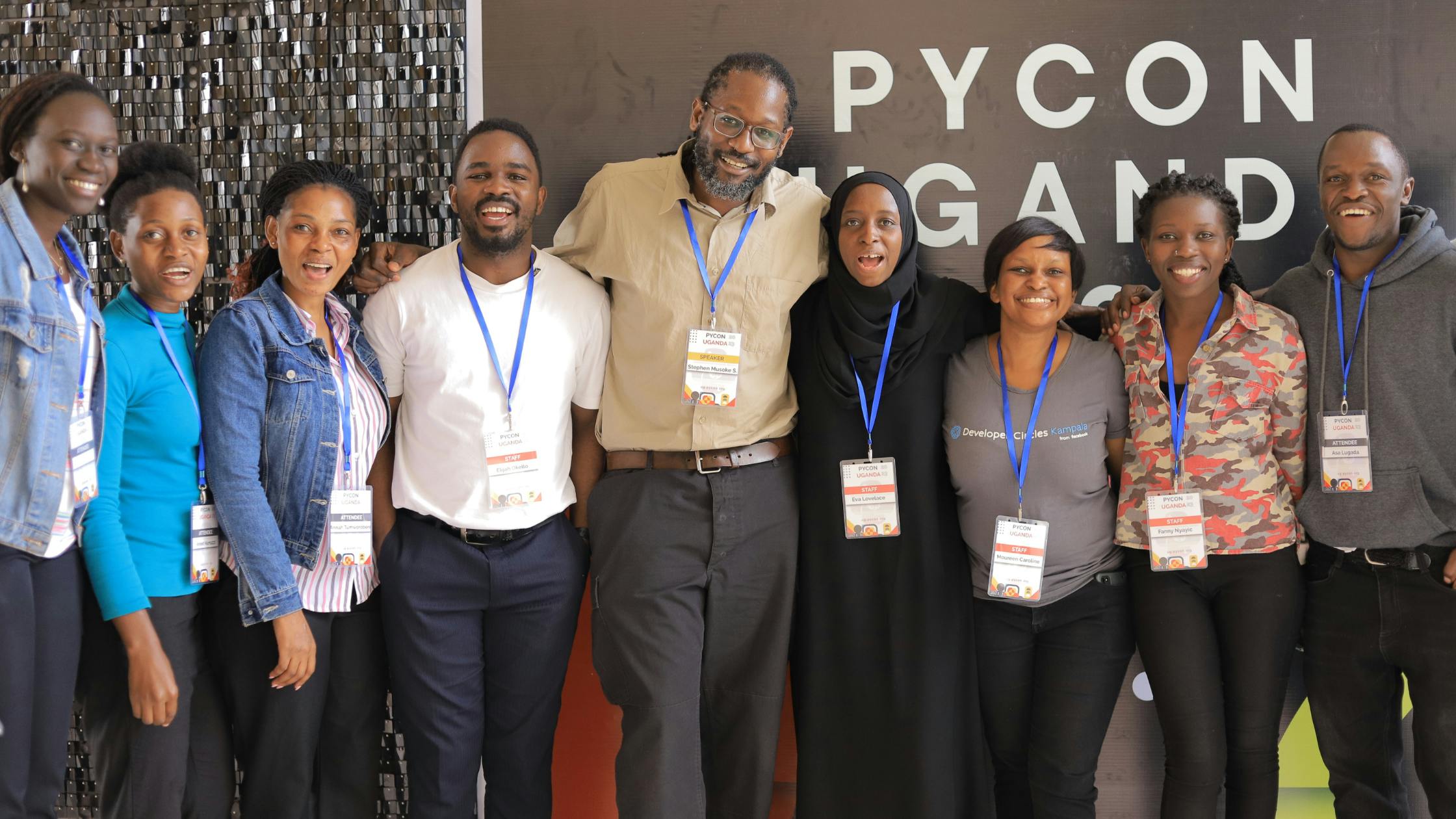 some of the pycon uganda 2023 organizing team