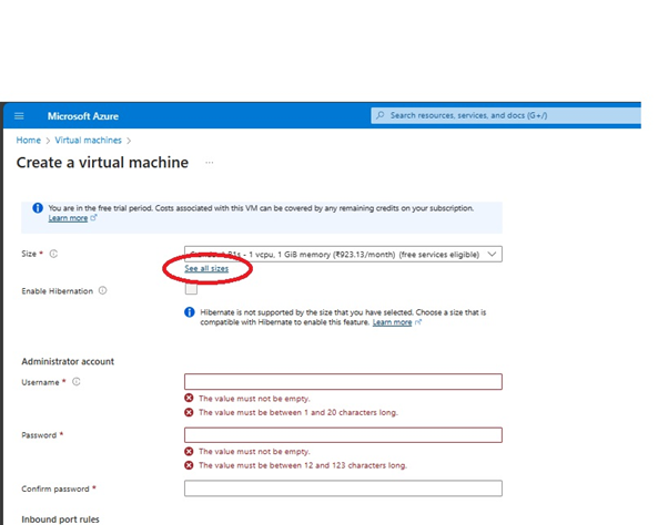 VM Sizes