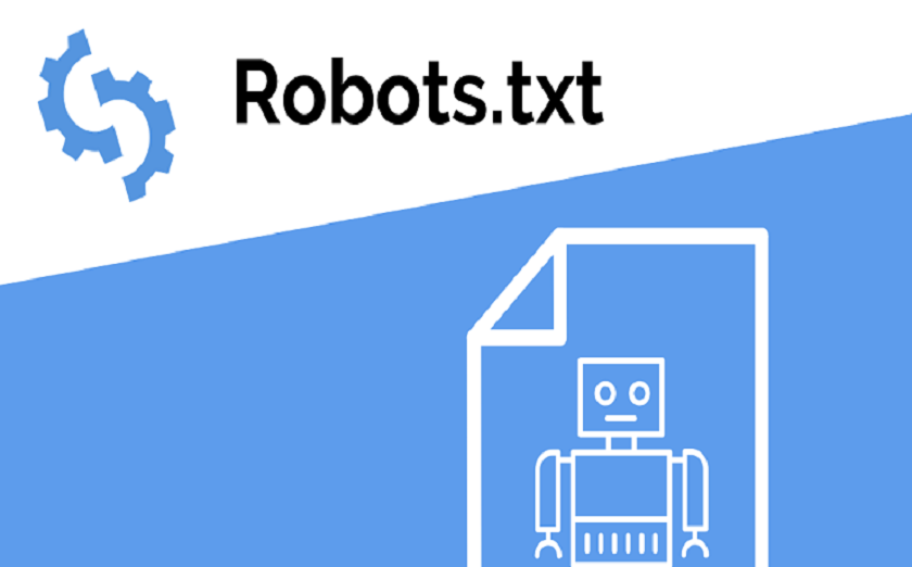 Close-up of a text file named robots.txt