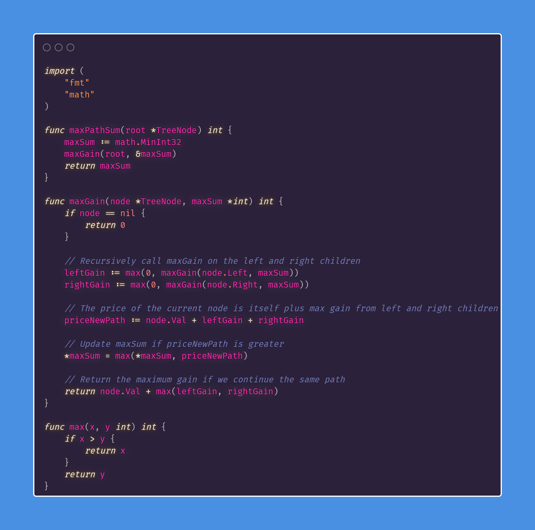 Coding Interview Prep: Binary Tree Maximum Path Sum