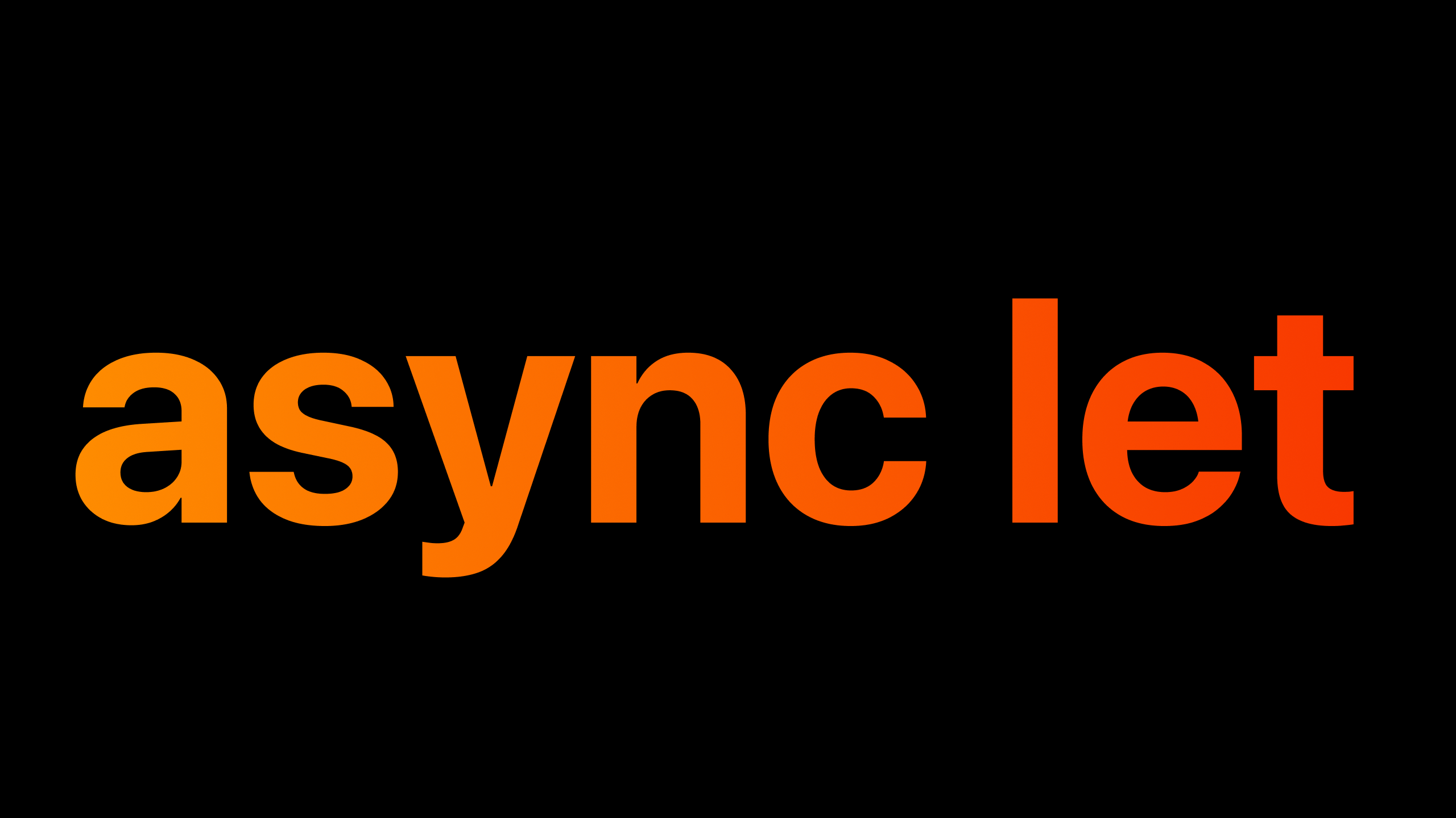 async let - funções assíncronas (async) em Paralelo