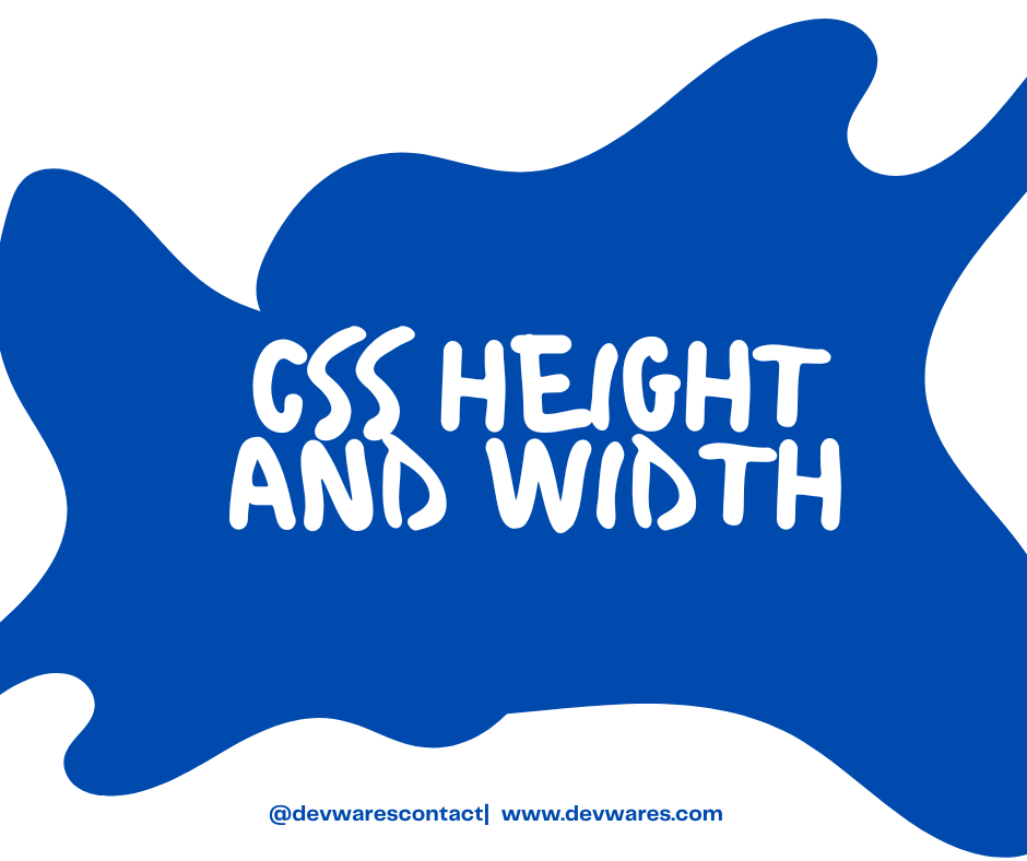 CSS Width and Height