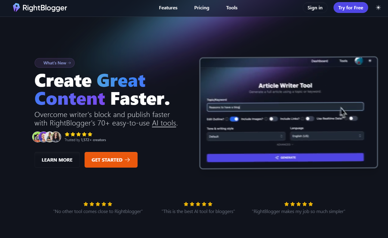 RightBlogger Review: A Comprehensive Look at This AI-Powered Blogging Tool