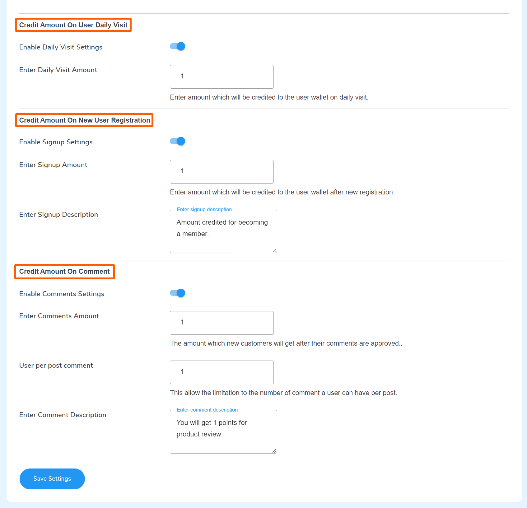 customer loyalty for woocommerce wallet