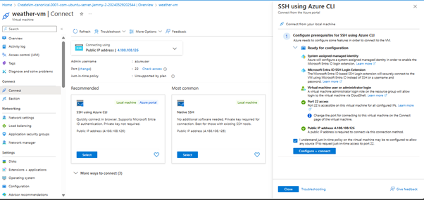 Configure and Connect