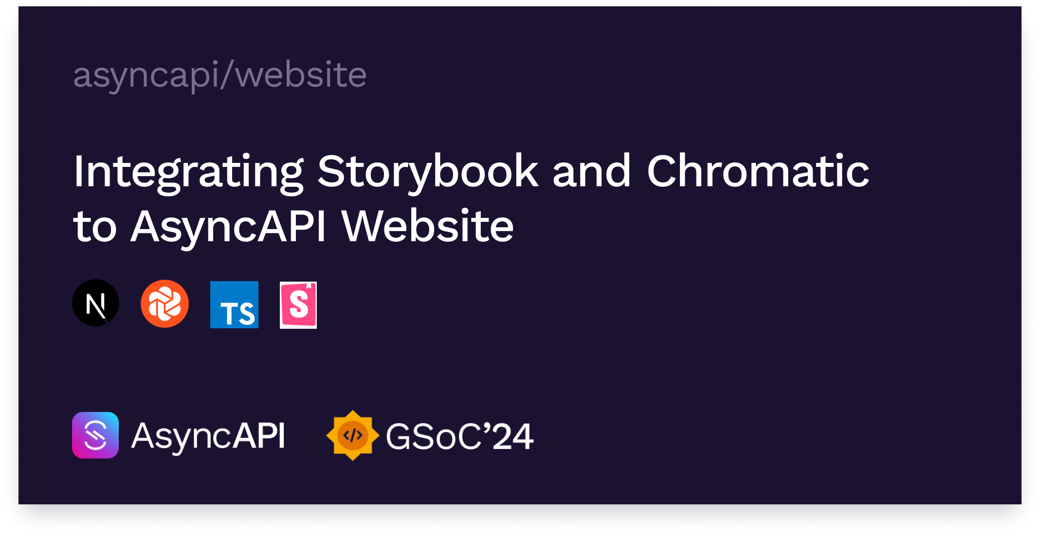 Integrating Storybook and Chromatic to AsyncAPI Website