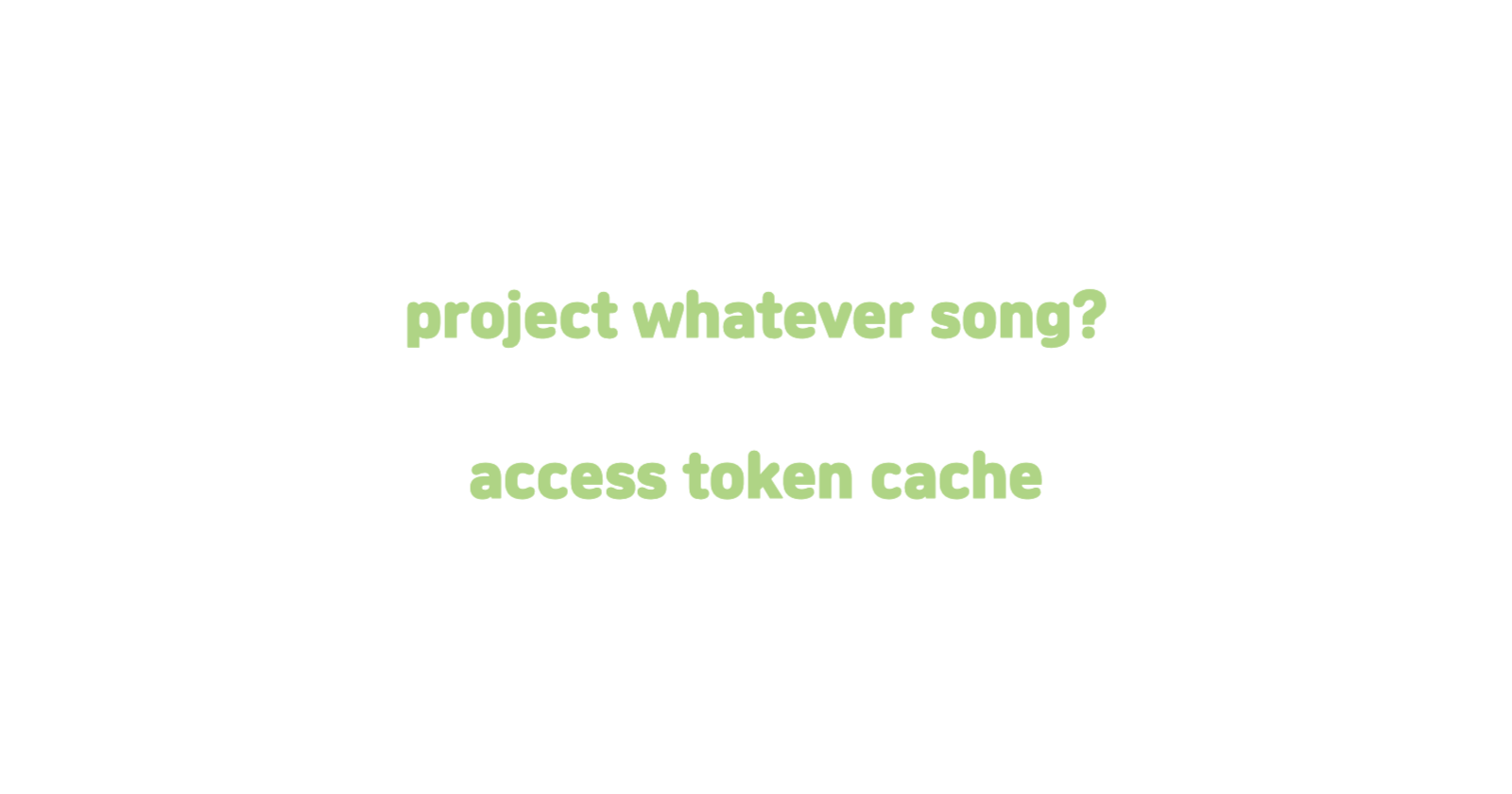 access token cache 구상