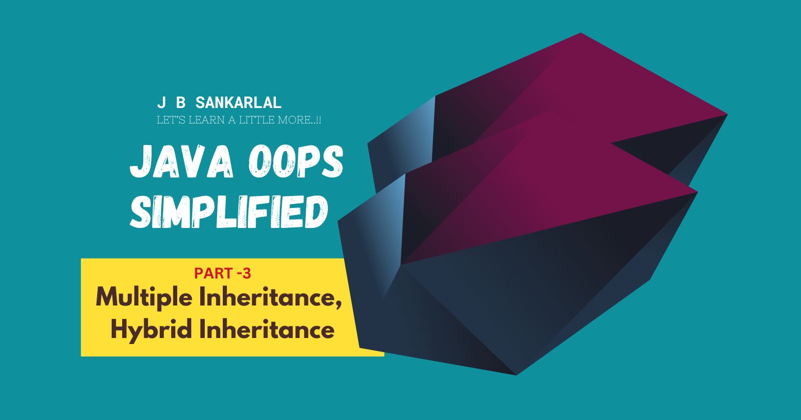 Multiple Inheritance, Hybrid Inheritance - Java OOPs Simplified - Part 3