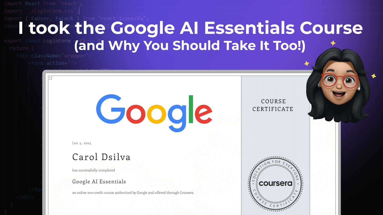 I took the Google AI Essentials course(and Why You Should Take It Too!)