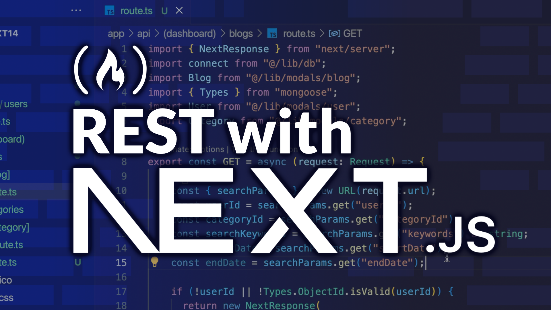 Learn to Code REST APIs using Next.js 14