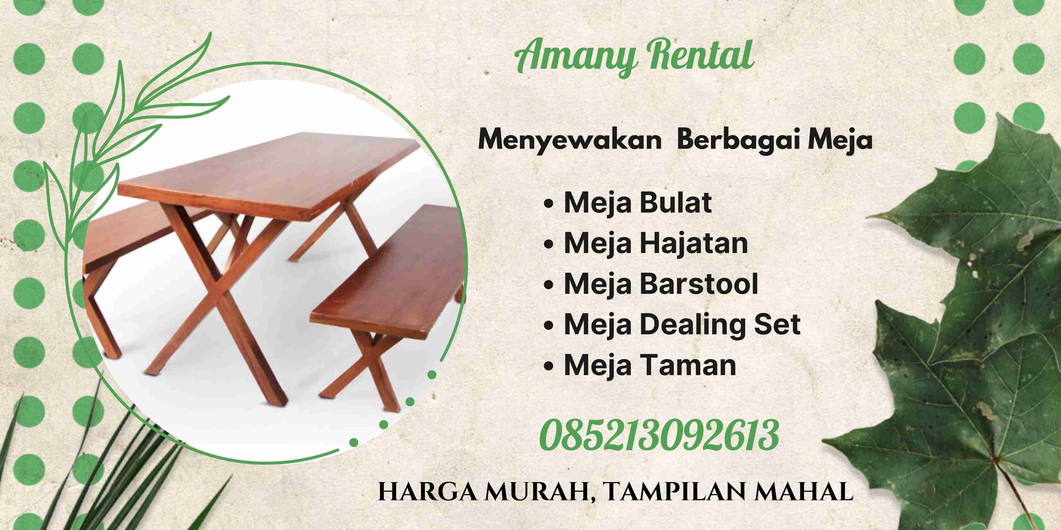 Sewa Meja Lipat Makassar