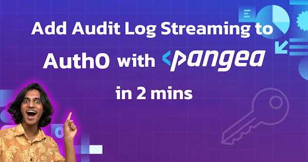 Add Audit Log Streaming to Auth0 authentication in < 2 mins