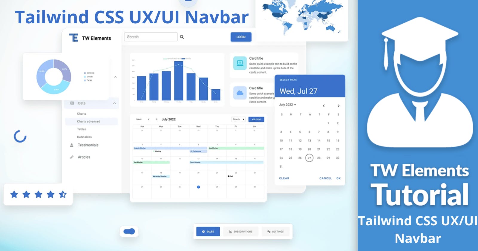Tailwind CSS UX/UI Design Course - Navbar