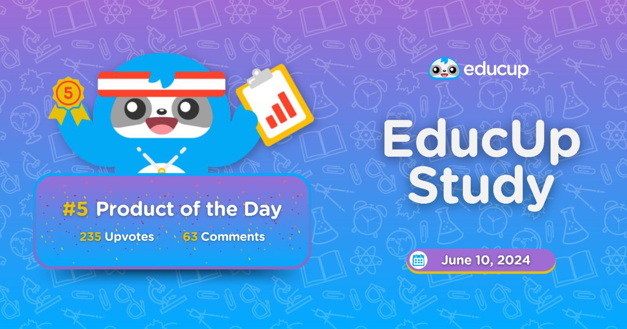 Launching EducUp Study on Product Hunt: Our Experience 💙