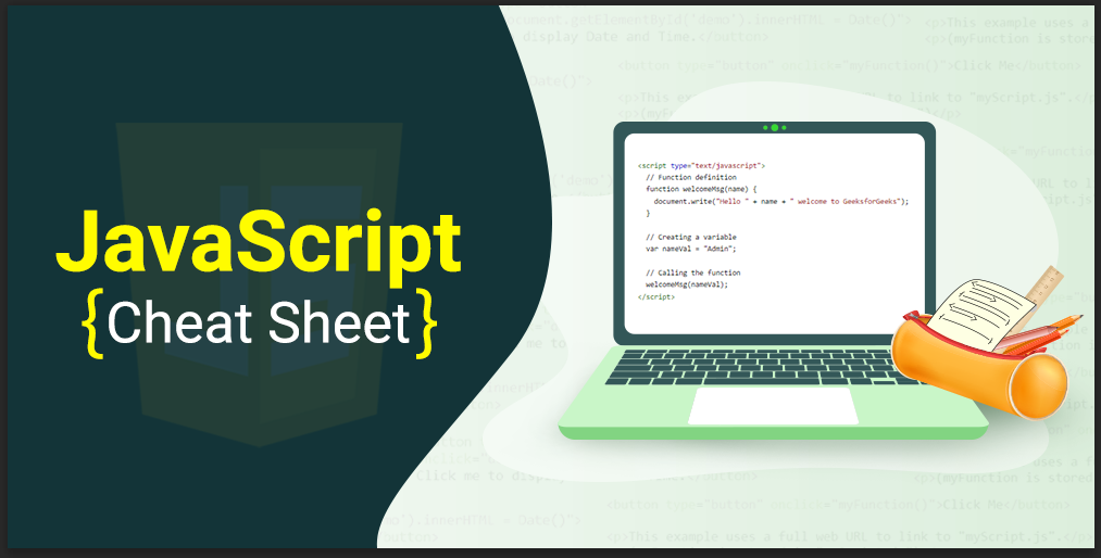 Ultimate JavaScript Cheatsheet for Developers