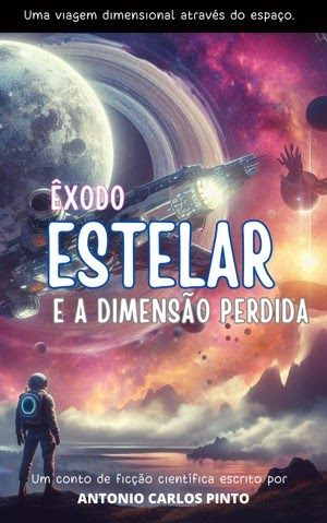 Livro de ficção científica: Êxodo Estelar e A Dimensão Perdida - Por Antonio Carlos Pinto