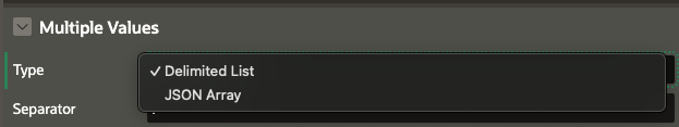 Oracle APEX Select Many Item Type Multiple Values