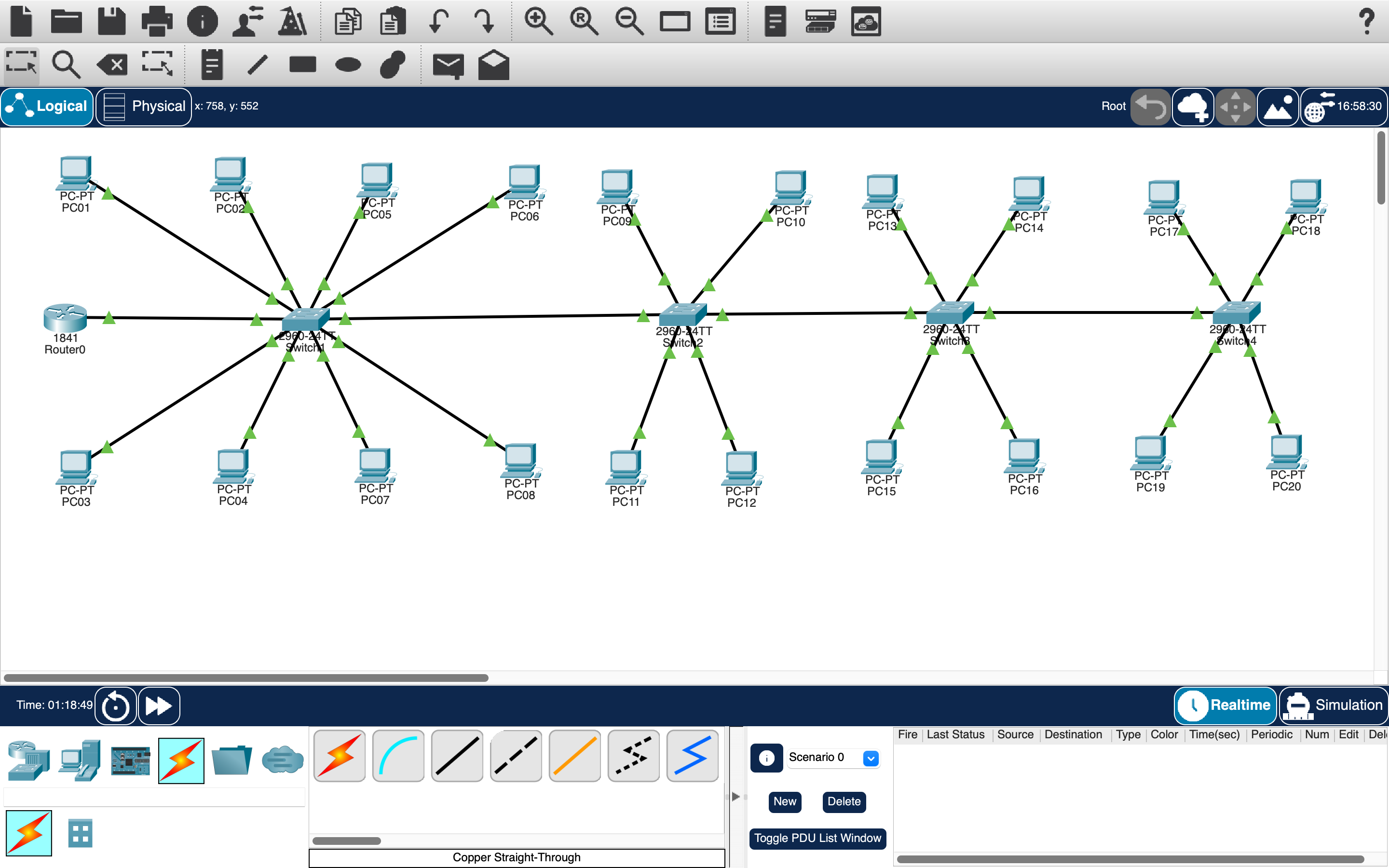 Configuring VTP with Inter-VLAN Routing Using Cisco Packet Tracer