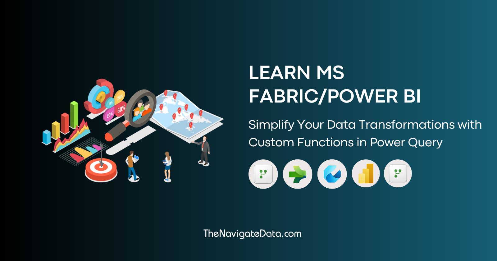 Cover Image for Avoid Repetitive Steps in MS Fabric Dataflow Gen2 with Custom Functions