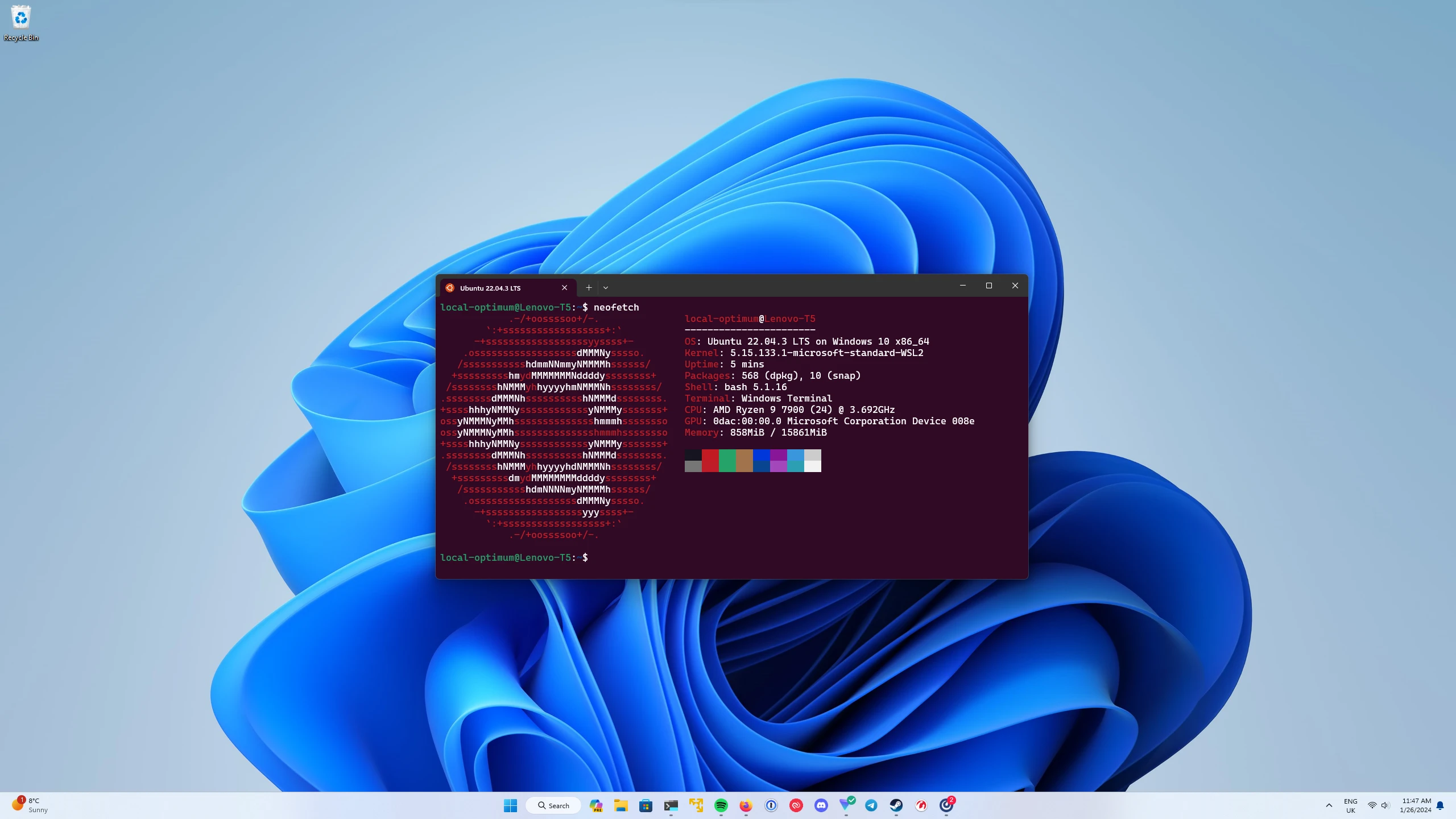 Cài Đặt Ubuntu trên Windows 11 Nhanh Chóng với WSL