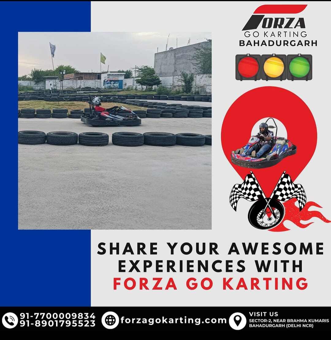 Share your awesome experience with Forza Go Karting.