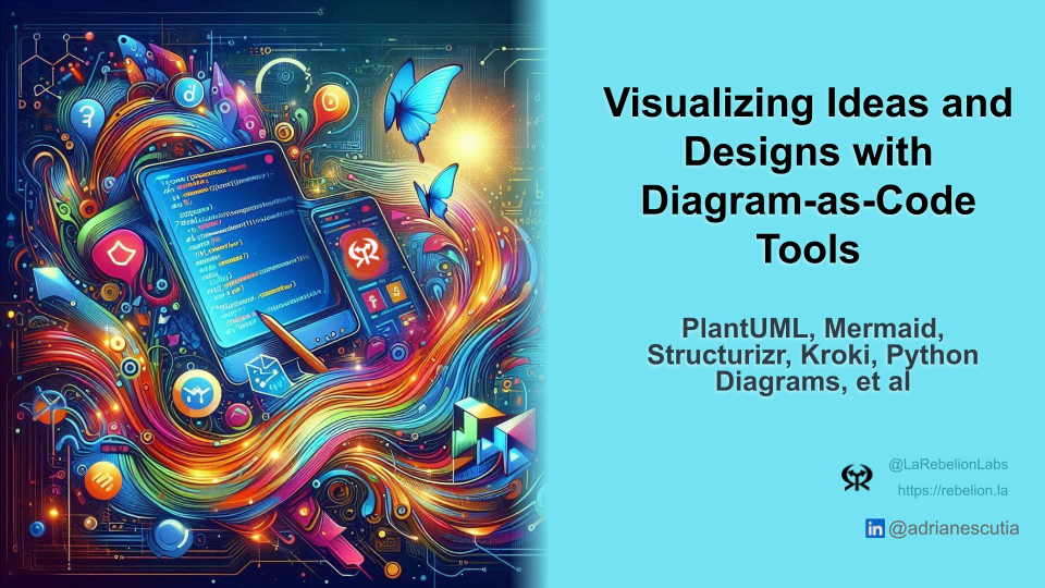 Visualizing Ideas and Designs with Diagram-as-Code Tools