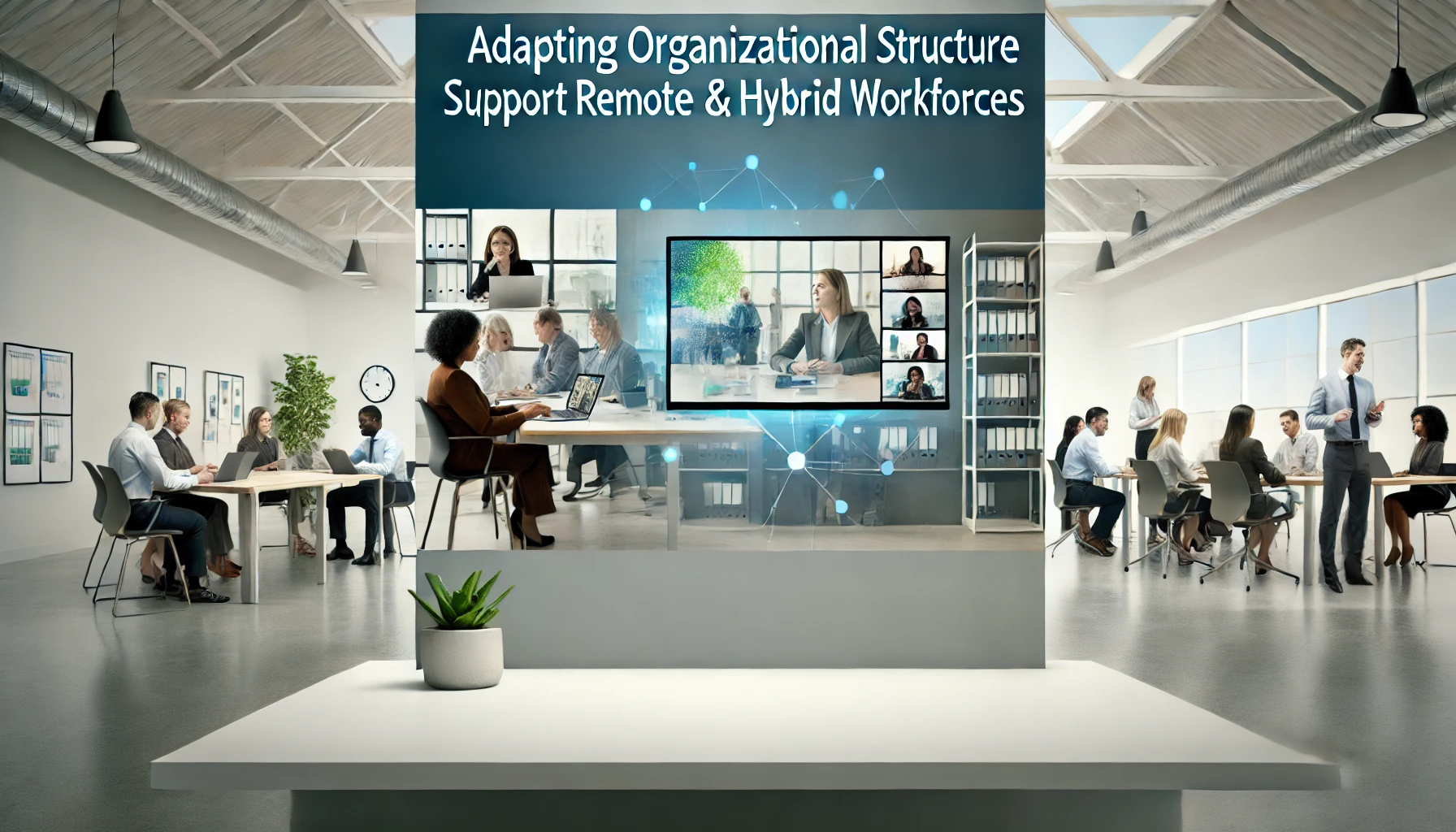 Adapting Organizational Structure to Support Remote and Hybrid Workforces